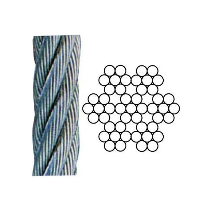 Blinky Funi in Acciaio Inox 49 Fili Aisi 316 100mt Diametro 4mm