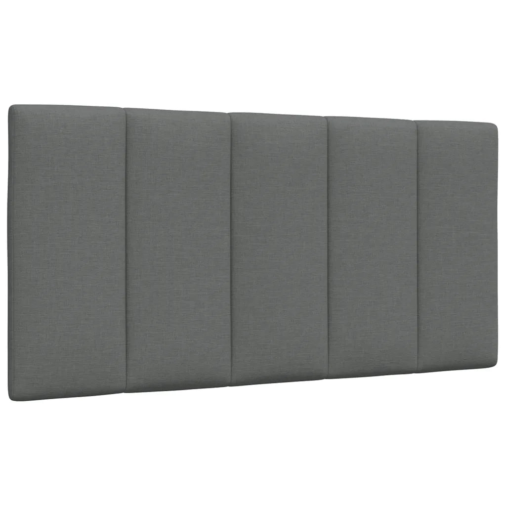Letto con Materasso Hanko Grigio Scuro 100x200 cm in Tessuto 3310511