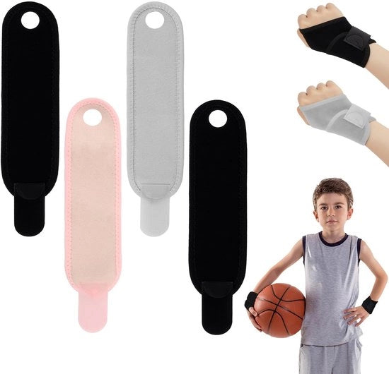 Benda per contusione per bambini - 4 pezzi - Supporto per bambini - Flessibile - Fatto di poliestere duraturo - Materiale respirante - Ideale per attività sportive e quotidiane