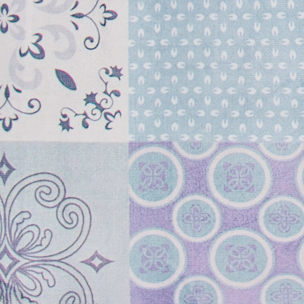 Tappeto tappetino Tessuto Multicolore 160 x 230 cm Patchwork Rettangolare costiero