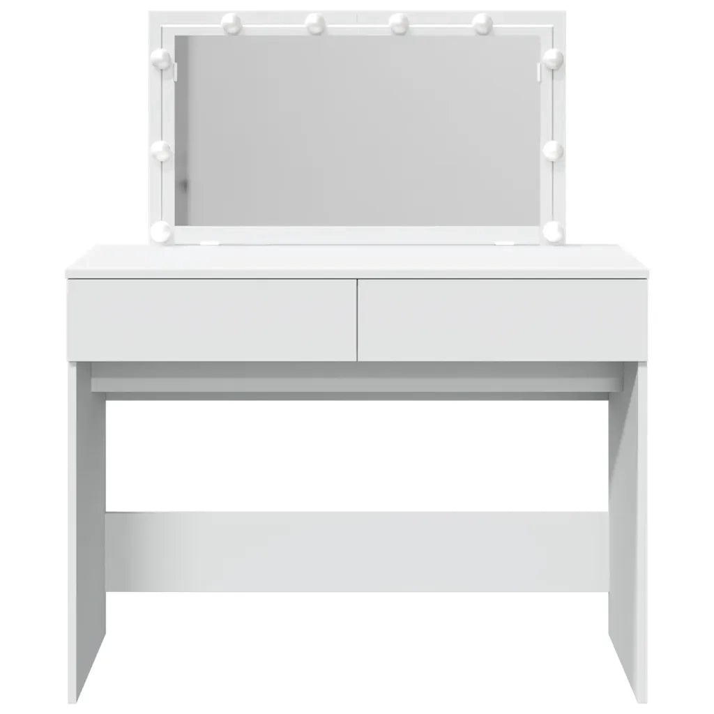 vidaXL Toeletta con LED Bianco 100x40x120 cm