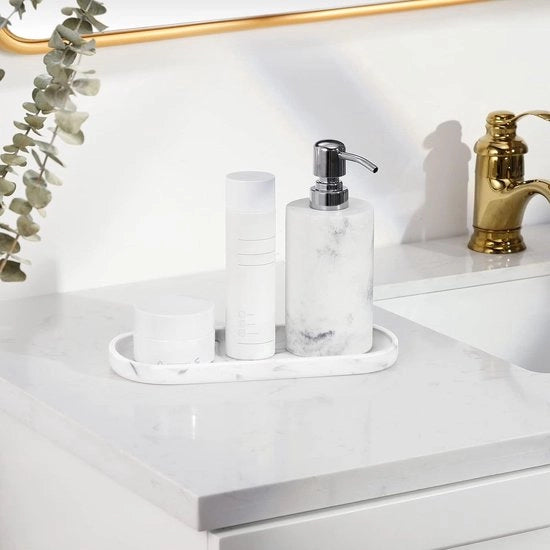 Organizzatore per la vasca da bagno, Miniatore per organizzare la vasca da bagno rettangolare, contenitore per cera, portasigilli