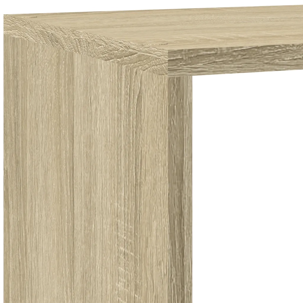 Libreria 4 Ripiani-Scaffale per Libri-Mobile di Stoccaggio Rovere Sonoma 143,5x29x143,5 cm Truciolato