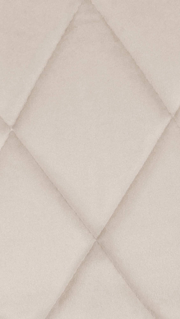 Sgabello da bar Lazio Velvet crema,bianco