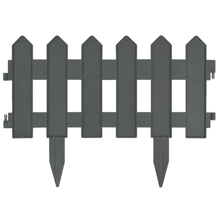 Bordi per Prato 25 pz Antracite 10 m in PP 314683