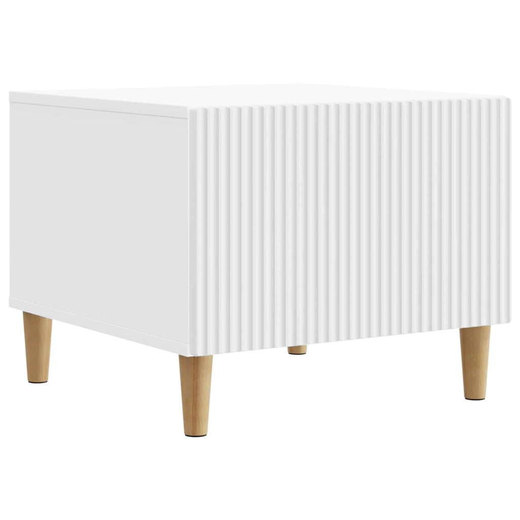 Tavolino da salotto Bianco 49 x 50 x 40 cm Legno ingegnerizzato 894735