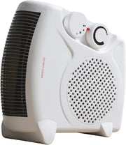 Ventilatore elettrico portatile con impostazioni di temperatura regolabili - 2000W Bianco