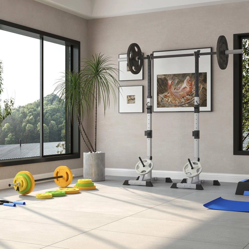 Set di manubri 20kg in ghisa ¨C Zephmum ¨C Grigio/nero 50x15x15