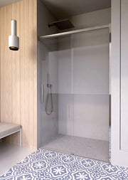 GIAVABOX Porta doccia scorrevole Cristallo 6 mm Serie Nice Soft Closing - Misura 150 x190H (AdattabilitÃ  148/149cm)
