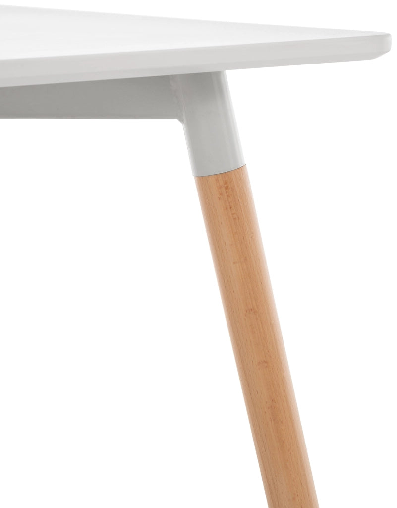 Tavolo Quadrato da Cucina Viborg bianco,60 cm