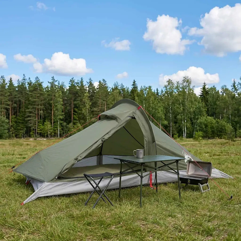 Tenda da backpacking Verde Oliva 4 persone 42019365