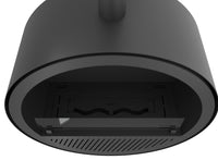 Camino a Bioetanolo Sospeso Ø72,4x30x220,4 cm Incyrcle Slim Nero