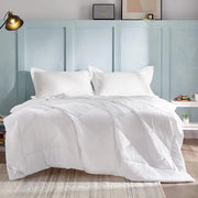 Dekbedovertrek 155 x 220 cm zattera estiva, zattera estiva 155 x 220 cm, leggero, sottile, morbido, respirante zattera estiva, coperta 150 g/m² microfibra, bianco (155 x 220 cm)