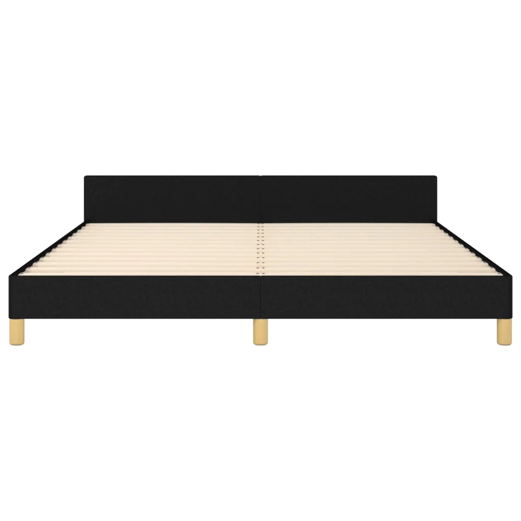 Giroletto senza Materasso Nero 160x200 cm in Tessuto 3125229