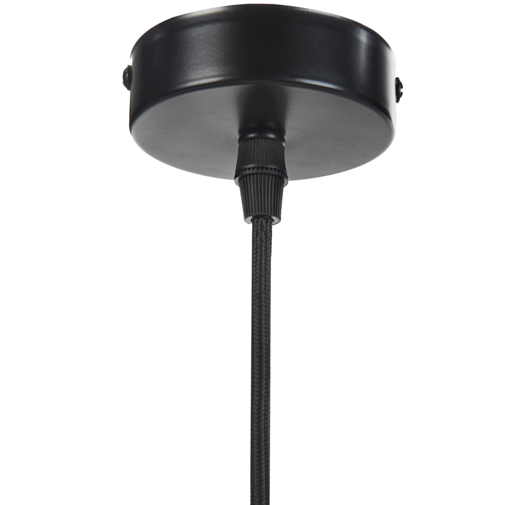 Lampada a sospensione luce legno di pioppo nero rotondo paralume regolabile appeso lampada da soffitto