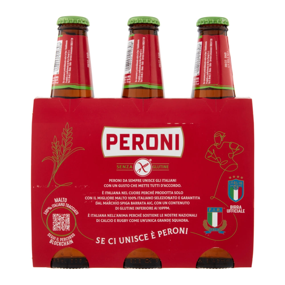 Peroni birra senza glutine confezione bottiglie 3x33 cl