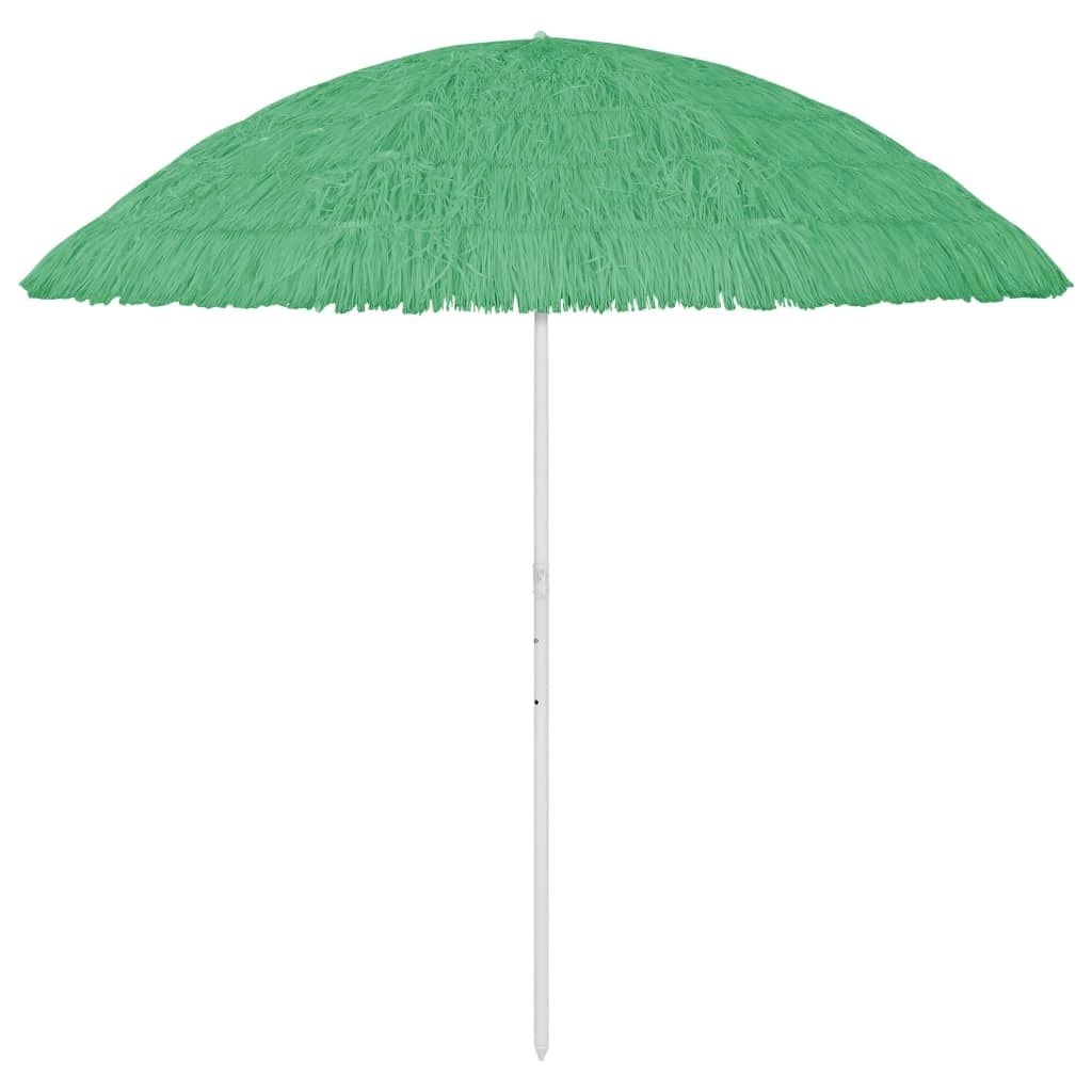 Ombrellone da spiaggia hawaiano 300 cm verde 02_0008393