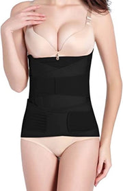 Cintura postpartum 3 in 1 - Cinture per la pancia - Cinture per la pancia dopo il parto - Cintura per la pancia postnatale - Cintura per la pancia dopo cesareo - XL - Nero