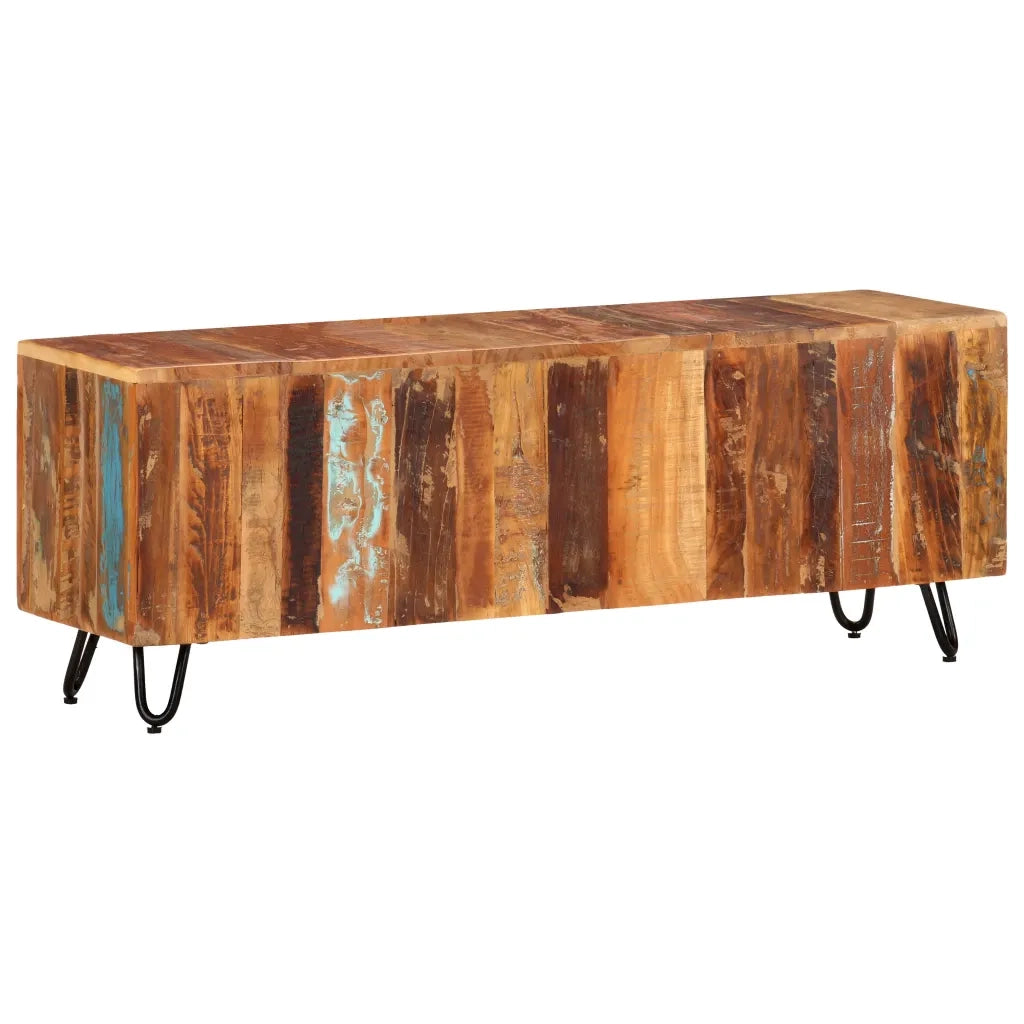 Mobile TV | Armadietto TV | Mobile Porta TV 110x30x40 cm in Legno Massello Riciclato