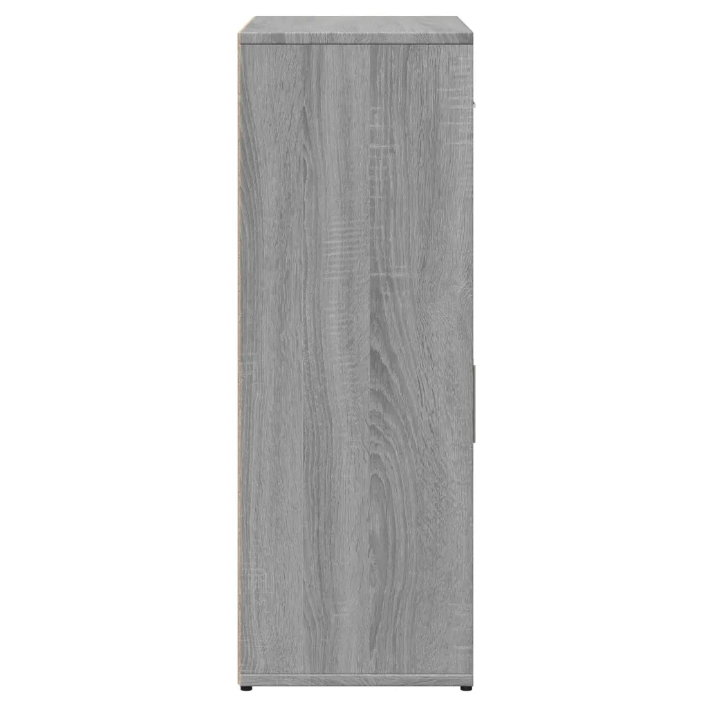 Credenze 2 pz | Madia | Buffet da pranzo | Armadio da pranzo Grigio Sonoma 60x30x84 cm in Legno Multistrato