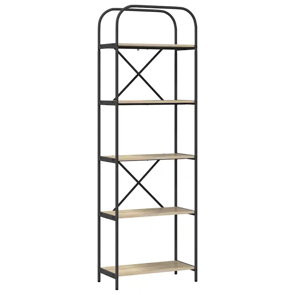 Libreria Rovere Sonoma 60 x 30 x 183 cm Legno multistrato 879852
