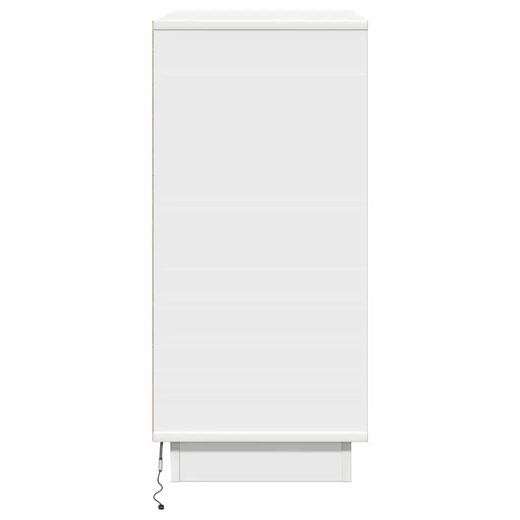 Comodino | Armadio da Notte | Mobiletto da notte Bianco 71 x 34,5 x 75 cm Legno multistrato