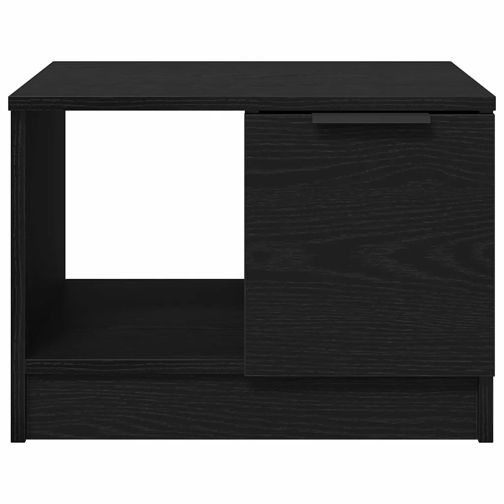 Tavolino da salotto with Drawer Rovere nero 50 x 50 x 36 cm 862743