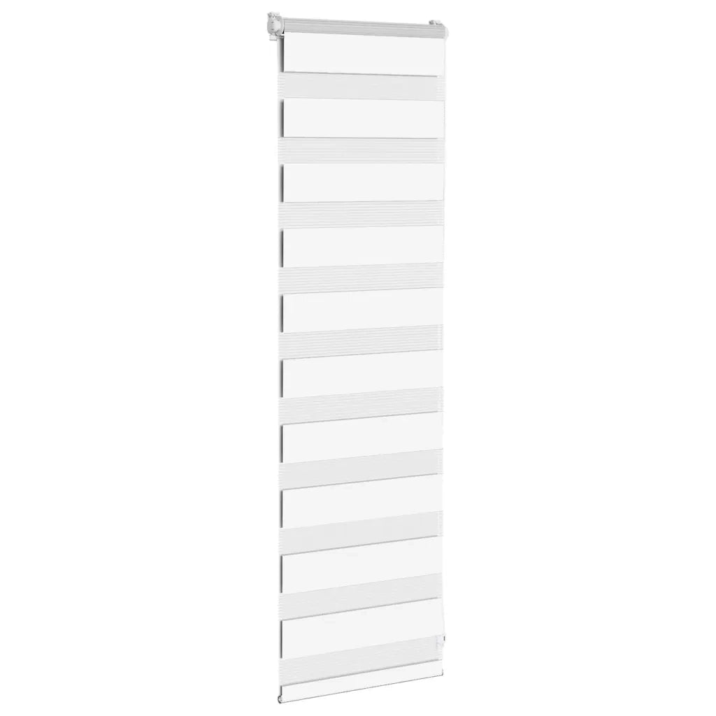 vidaXL Tenda a Rullo Zebra Larghezza Tessuto 45,9 cm Poliestere