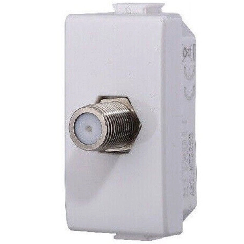Trade Shop - Serie Bticino Frutti Matix Compatibile Presa Schuko Lan Pulsante Deviatore Usb -     Presa Tv Sat A Vite