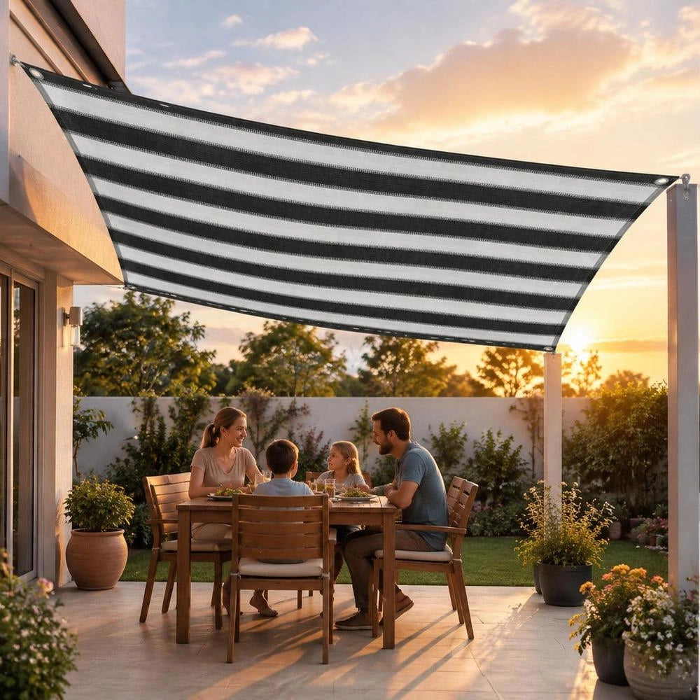 Balcony Privacy Screen HDPE 75x600 Cm Anthracite And White