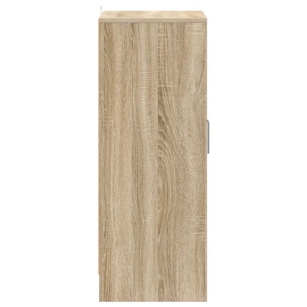 Scarpiera-Scaffale per scarpe Rovere Sonoma 60x35x92 cm in Truciolato 180387