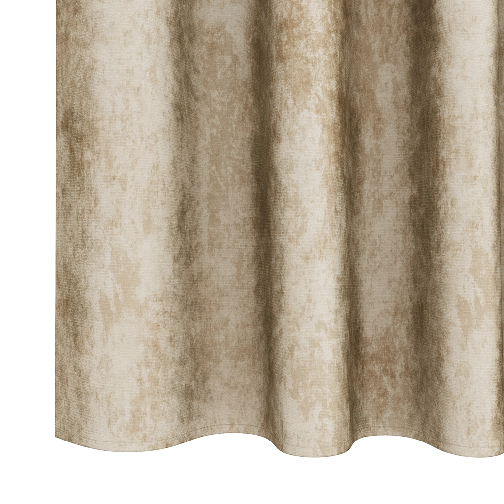 Tende in velluto 2 pz con occhielli panna 260x140 cm