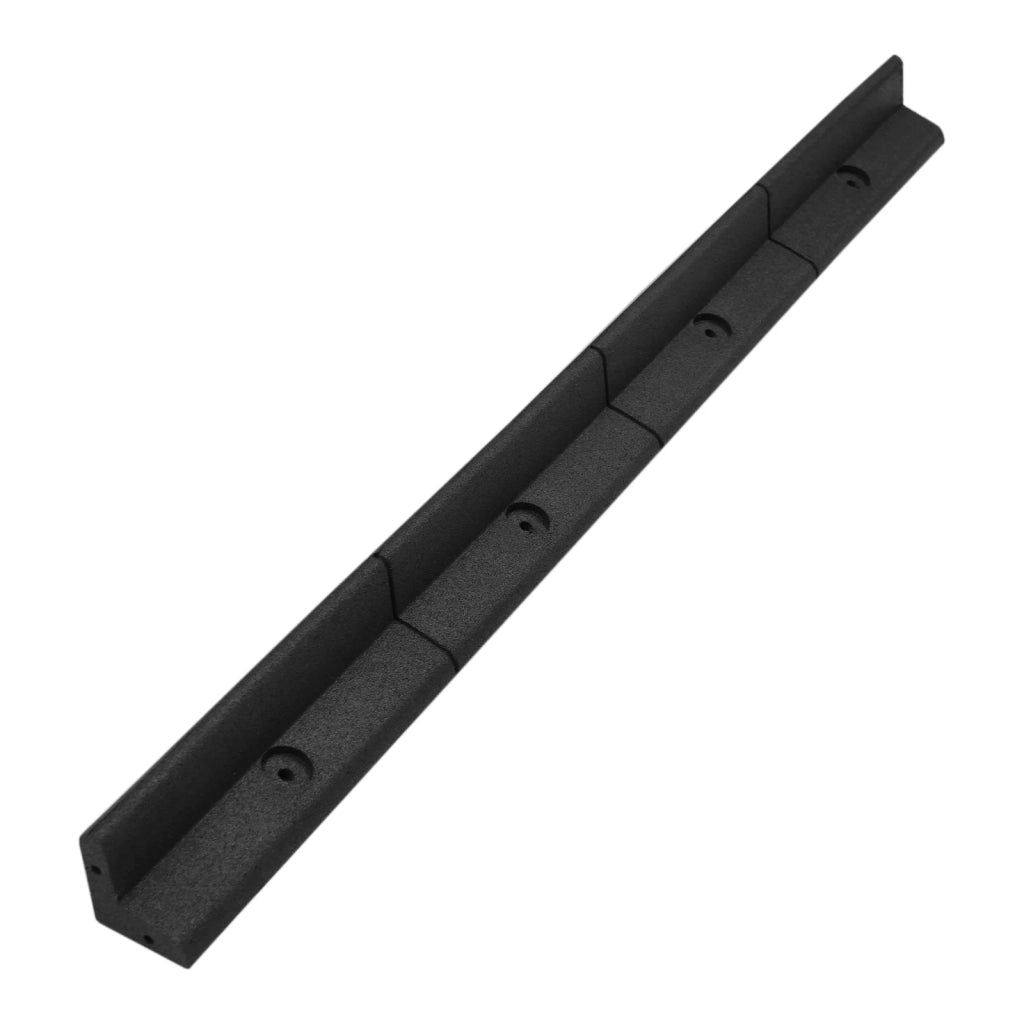 Bordatura per Aiuole Bordo Prato da Giardino Palizzata Flessibile fino a 70° in Gomma Resistente agli UV Pezzi da 1.2m - Nero - 6 pezzi