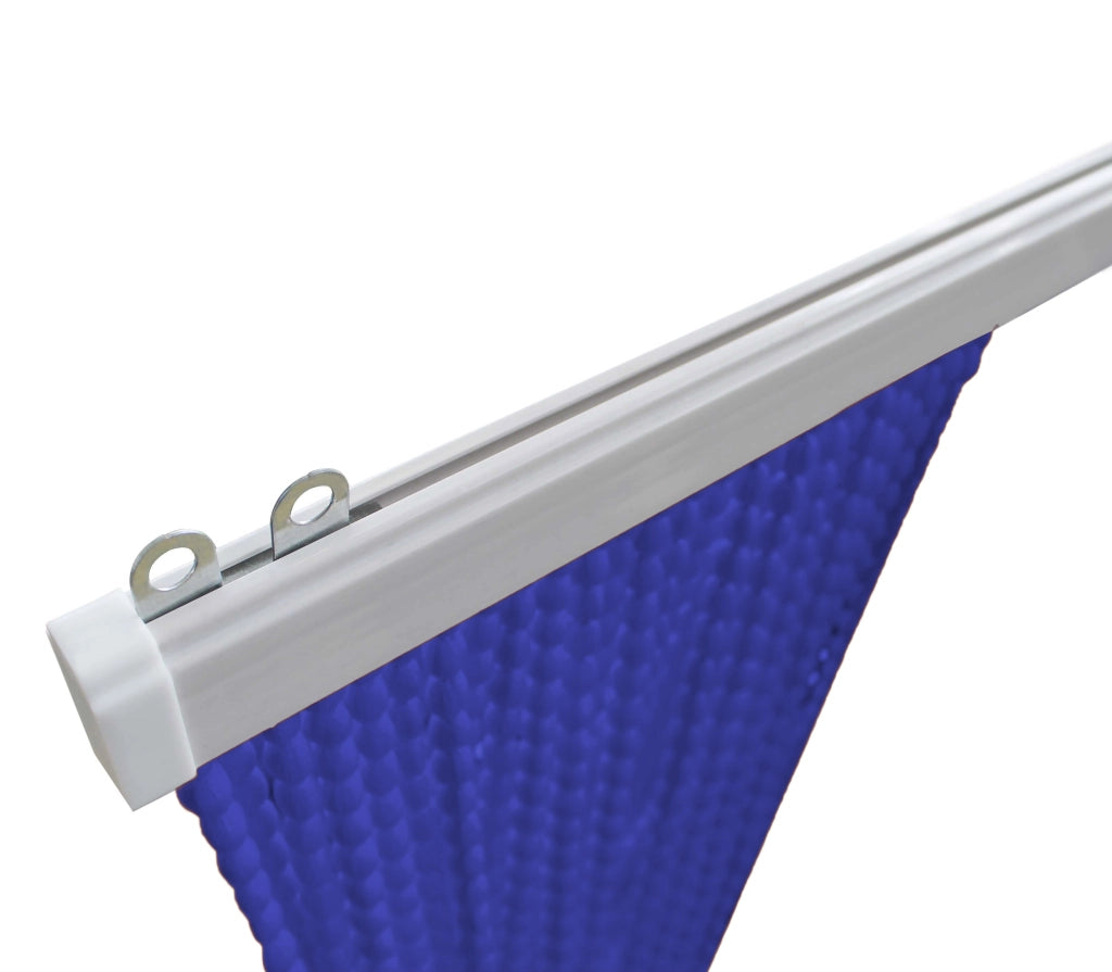 Tenda Antimosche per Porta Finestra a Pannello Con Telaio In PVC Blu Navy - 120 x 220