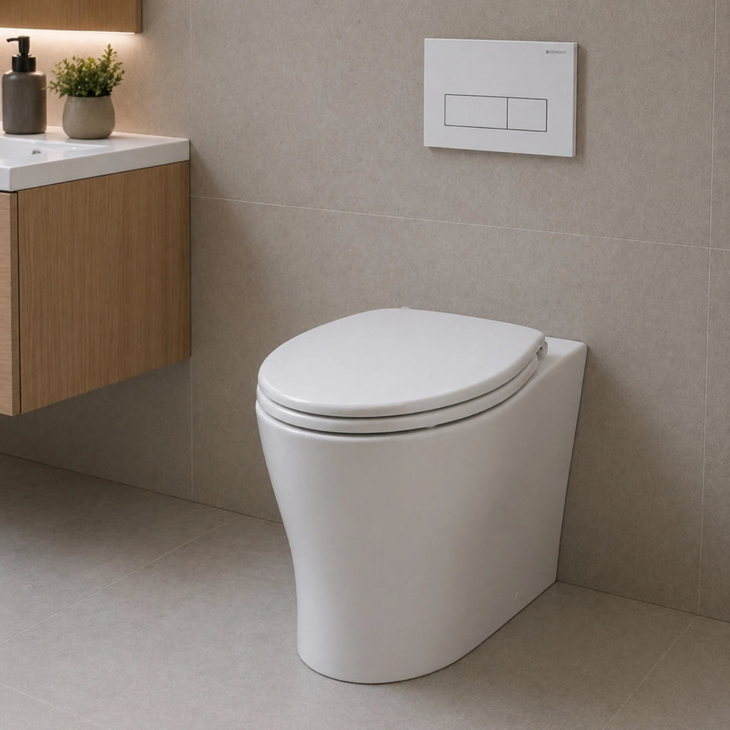 Em originale sedile copri wc igienico bianco universale tavoletta copriwater mdf rivestito cerniere regolabili