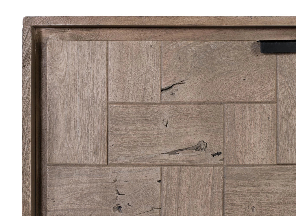 Credenza in legno di acacia e metallo 160 cm