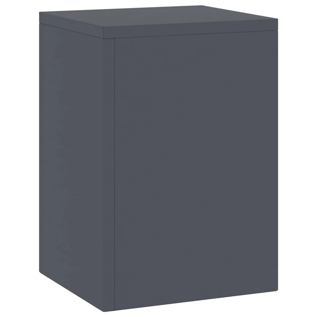 Supporto per piante 2 pcs Antracite 24 x 24 x 35 cm Acciaio 865808