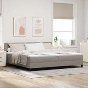 Letto a molle con testiera Talpa 200 x 200 cm Tessuto 3338794