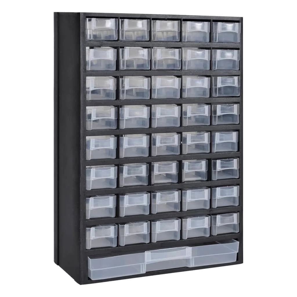 Mobiletto portautensili con 41 cassetti in plastica contenitore per attrezzi 02_0003803
