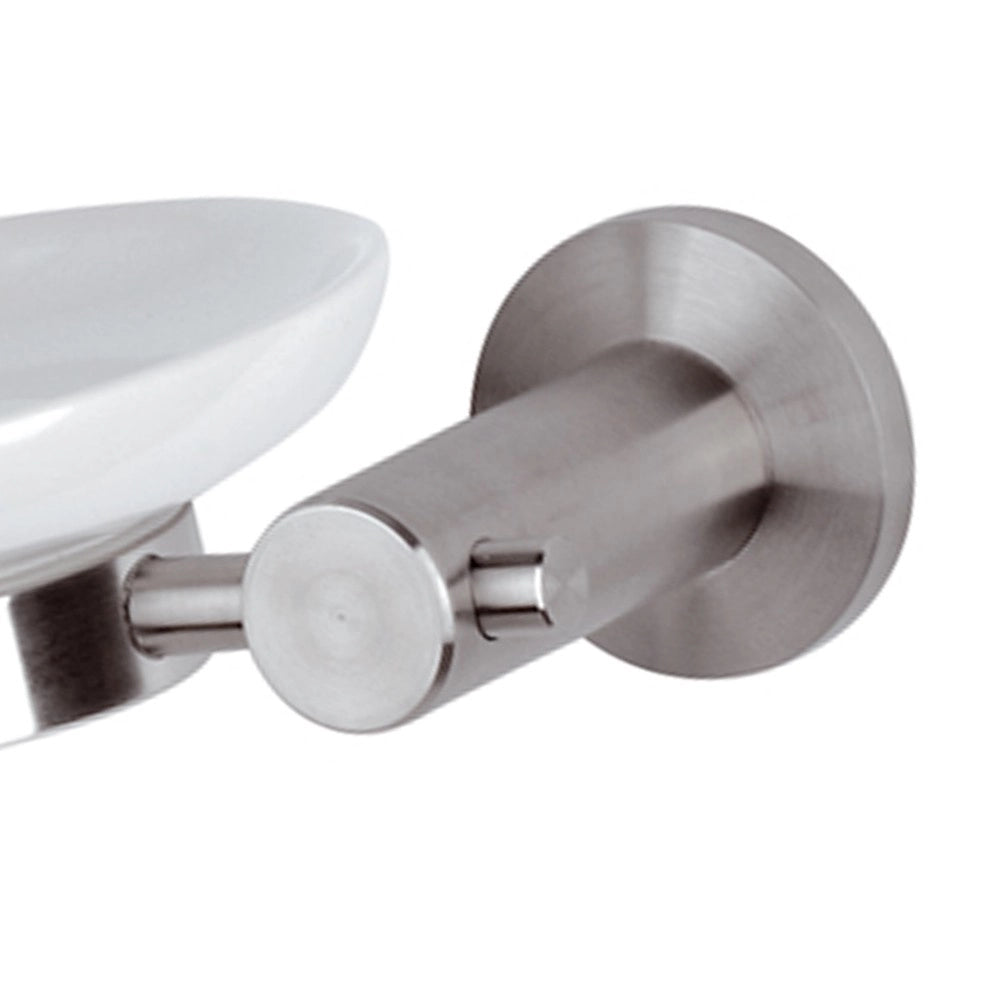 Portasapone in ceramica - serie minimal inox