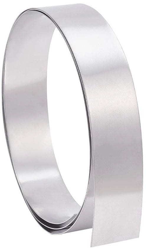 Striscia di Alluminio Rigida 2m - Strisce di Alluminio Flessibili - Alluminio 1060 Puro - Resistente alla Ruggine - Per Progetti di Fai da Te - 5cm Larghezza, 1mm Spessore - Foglio di Alluminio
