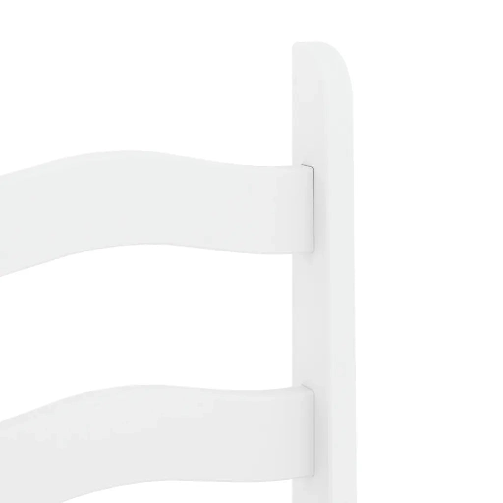 Sedie da Pranzo 2 pz Corona Bianche 42x47x107cm Legno Massello di Pino 4005725