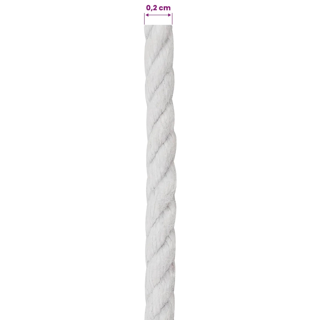 Corda 2 pcs Bianco Cotone 42011842