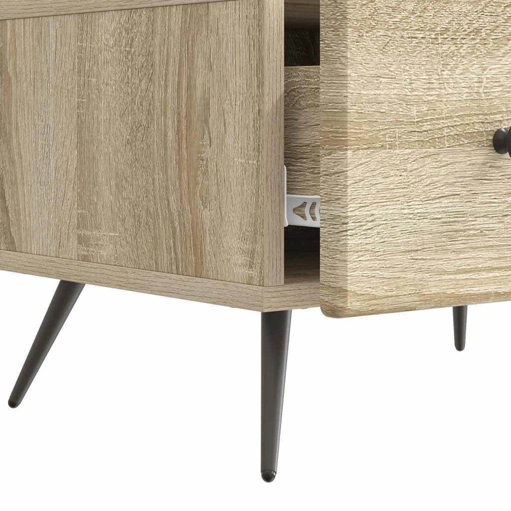 Mobile TV Rovere Sonoma 147 x 34,5 x 30 cm Legno ingegnerizzato 895627