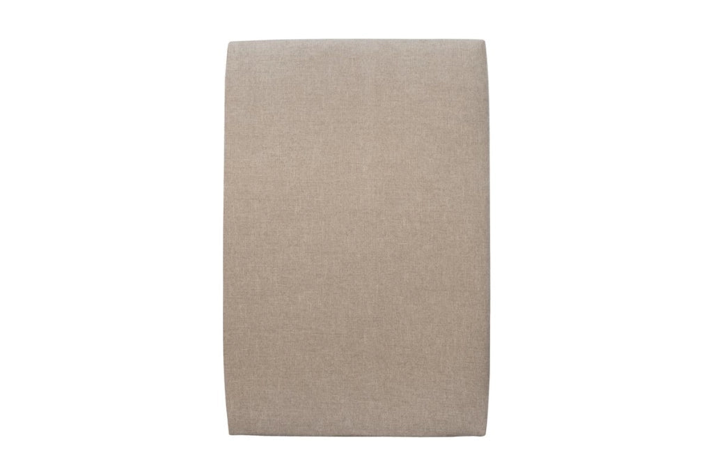 Letto 90x200 cm con testata imbottita - Tessuto Tela opaca