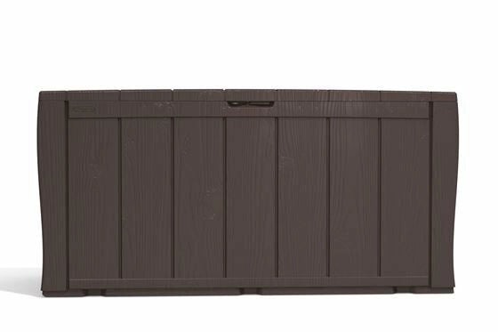 BauleCassapanca Keter Sherwood in resina marrone 270 L - 117L x 45P x 57,5H