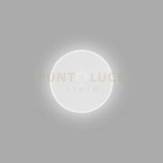 FORTUNA A/G - APPLIQUE A PARETE BIANCO 28W 2560LM 3000K DIMMERABILE D.38CM