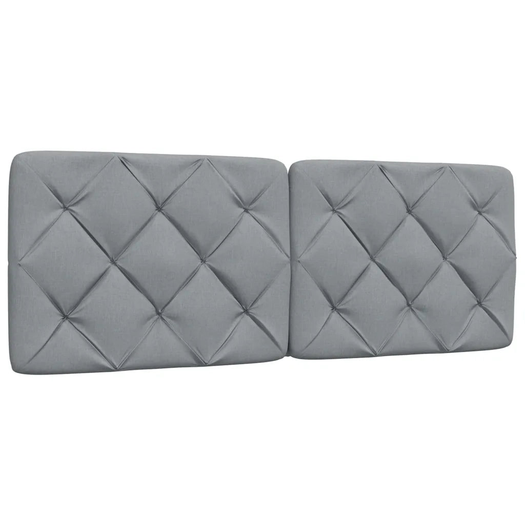 Giroletto senza Materasso Grigio Chiaro 140x190 cm Tessuto