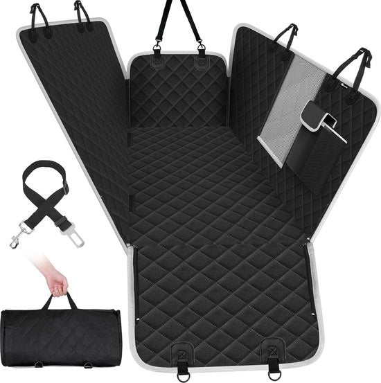 Cuscino per Sedile Posteriore dell'Auto - Protezione, Comfort - 1 pezzo - Nero - Poliestere - 146x136cm