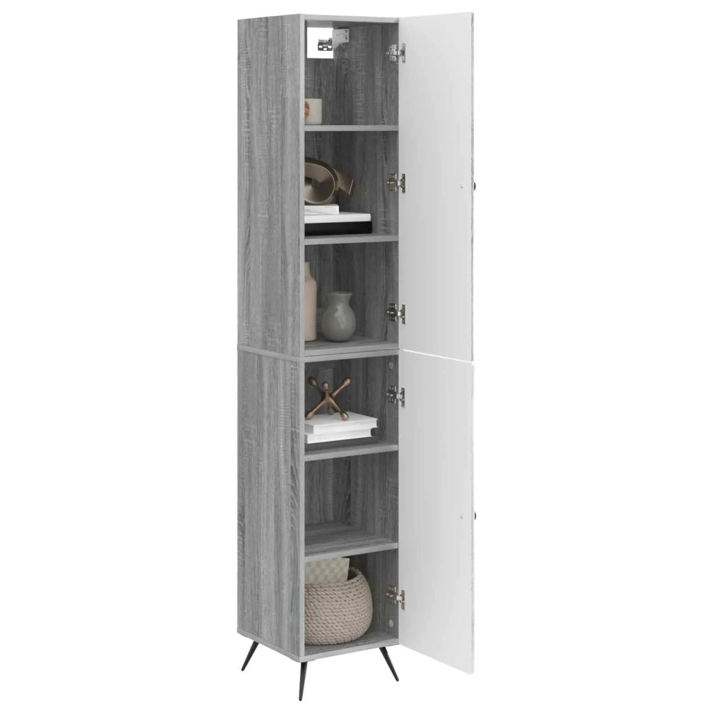 Set di armadi 2 pcs Sonoma grigio Legno ingegnerizzato 3416877